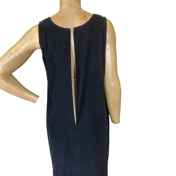 VTG Jessica Howard 2-Piece Dress Jacket Set Black & Brocade Tapestry Sz 8 #168S - Picture 11 of 13